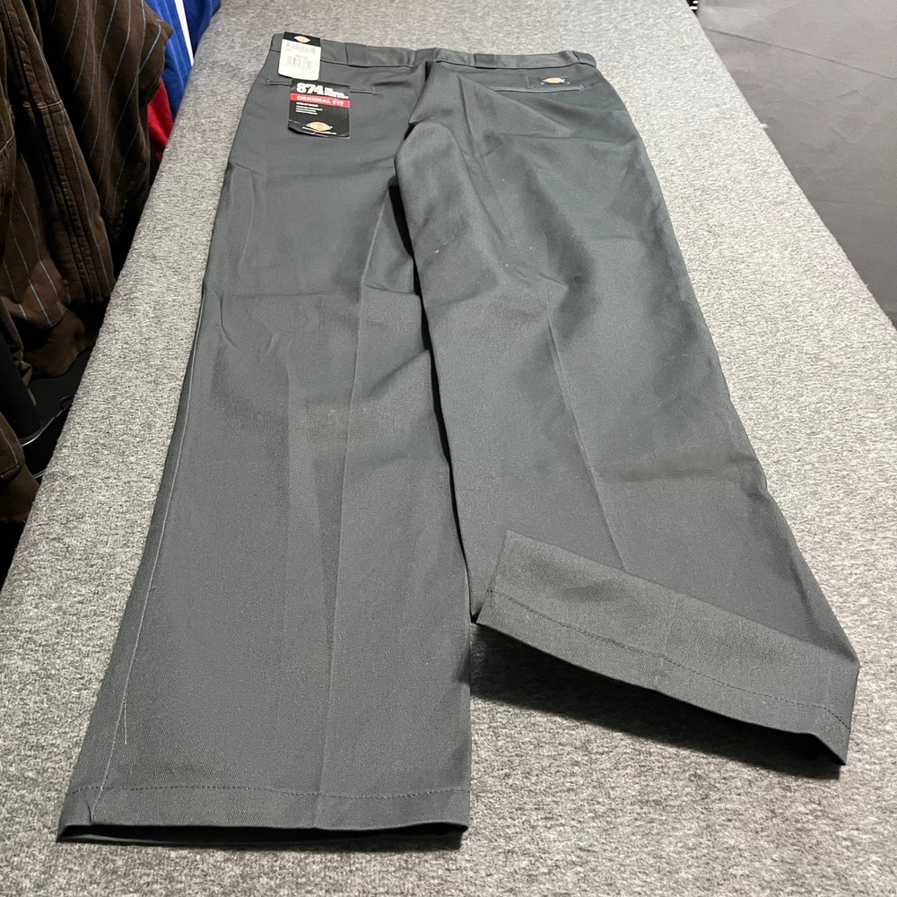Dickies 874 Original Fit Work Pants Charcoal Gray 36x32 NWT 874CH